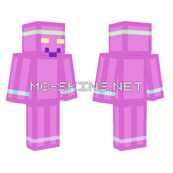 Bubblegum Headband Minecraft skin, front and back