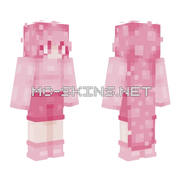 Bubblegum Soda Skin Minecraft skin, front and back