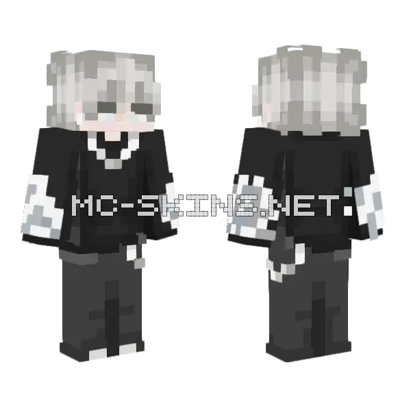 Bubinz Minecraft skin, front and back