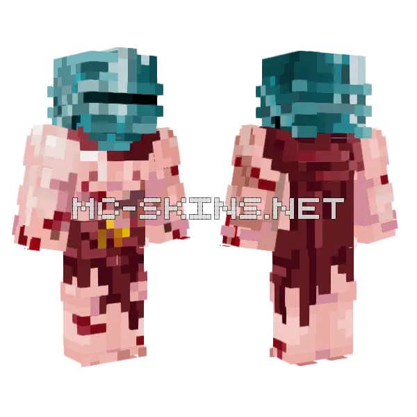 Buff Knight Armor, front and back