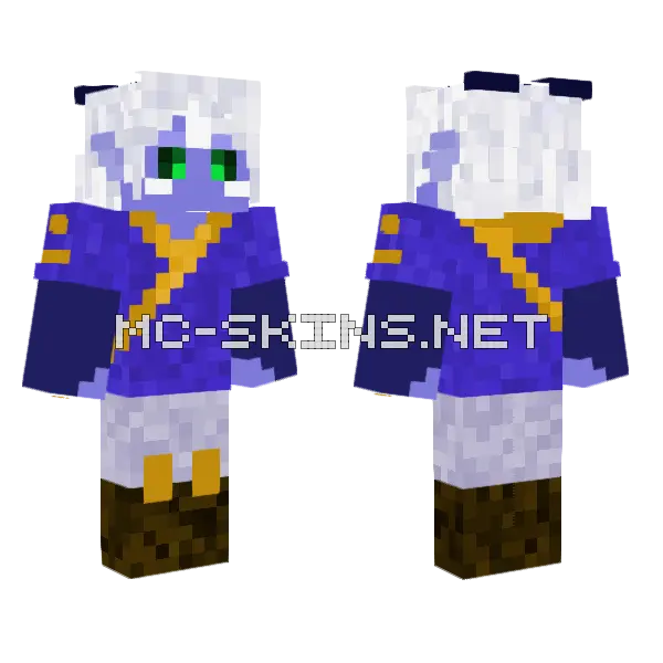 Bug Bounty Hunter Gear V3 Minecraft skin, front and back