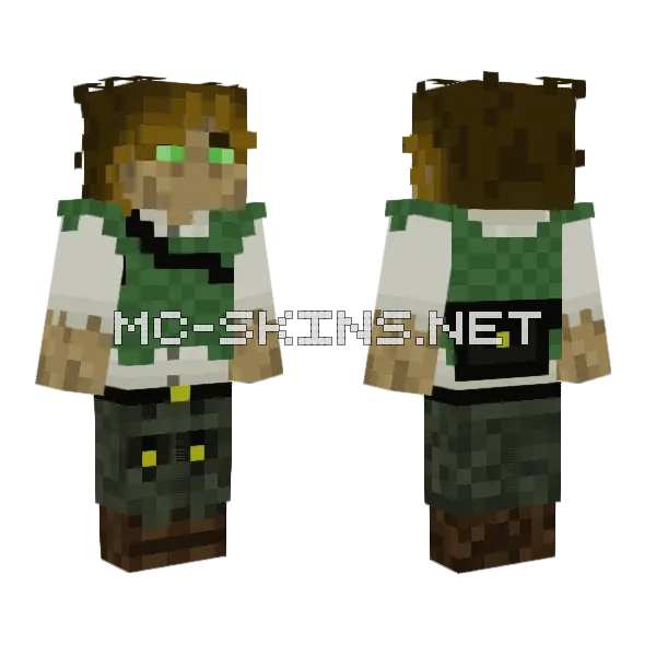 Bug Skin Minecraft skin, front and back