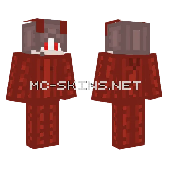 Bugscharm Devil Minecraft skin, front and back