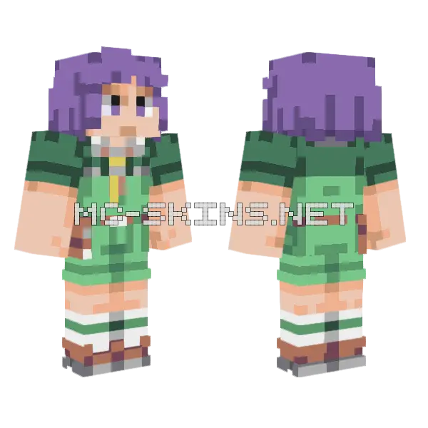 Bugsy Hgss Minecraft skin, front and back