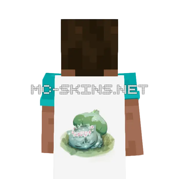 Bulbasaur Sleeping cape, outside and lining