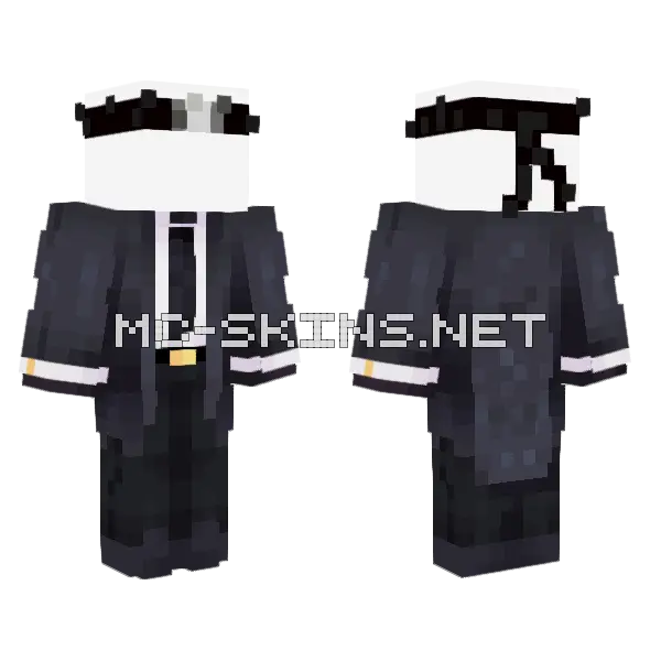 Bull T Outfit Minecraft skin, front and back