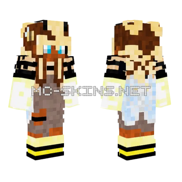 Bumblebee Skin Minecraft skin, front and back