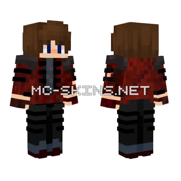 Bunker Mastremight Minecraft skin, front and back