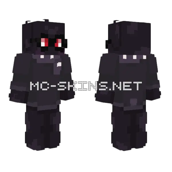 Bunni Minecraft skin, front and back