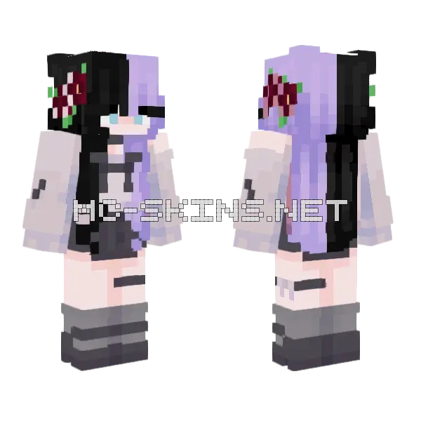 Bunny Kairi3 Minecraft skin, front and back