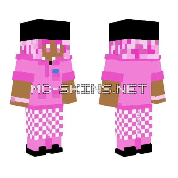 Burn Bakar Minecraft skin, front and back