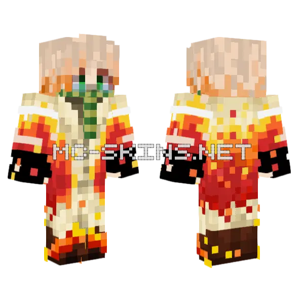 Burning Desert Nomad, front and back