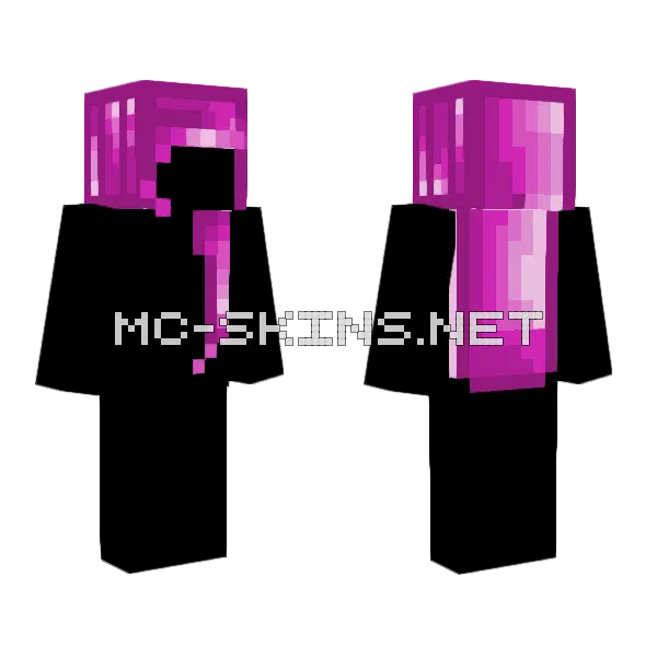 Burning Wrath RCE Minecraft skin, front and back