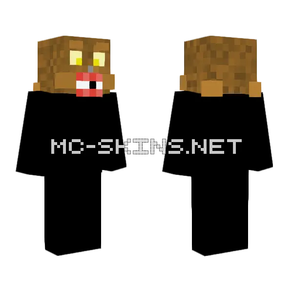 Bushel Plush 2 Minecraft skin, front and back