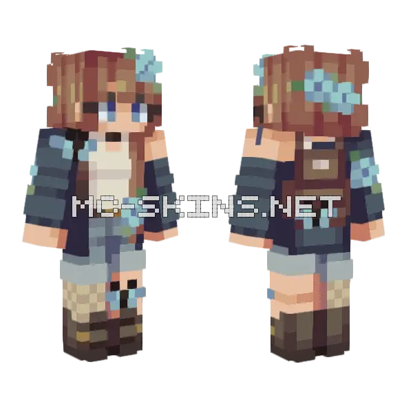Butterflies Sf62 Minecraft skin, front and back