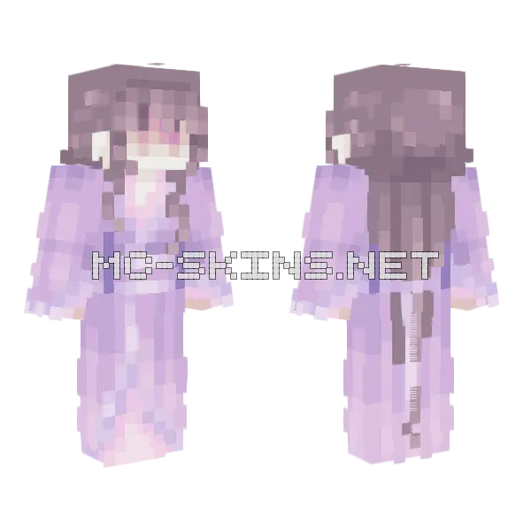 Butterfly Like Girl Minecraft skin, front and back