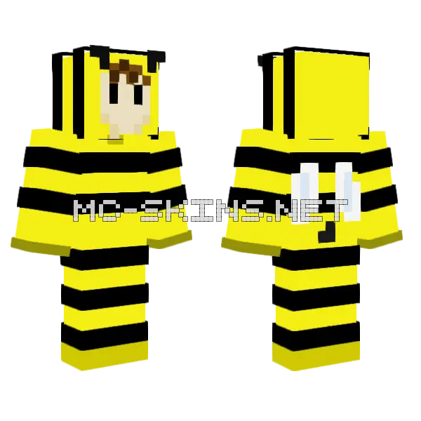 Buzz Minecraft skin, front and back
