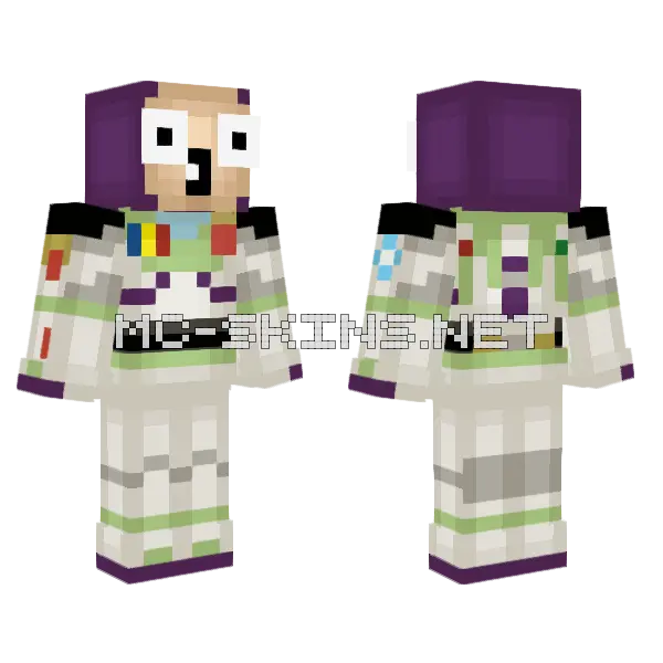 Buzz Lightyear Suit, front and back