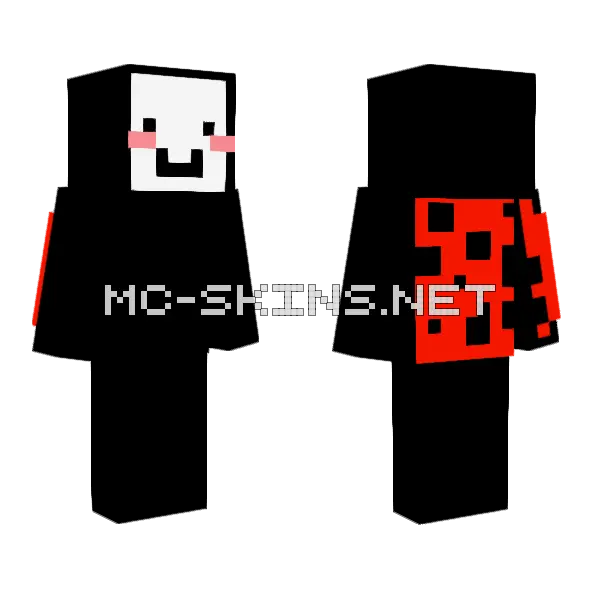 Bvbnfh Skin Minecraft skin, front and back