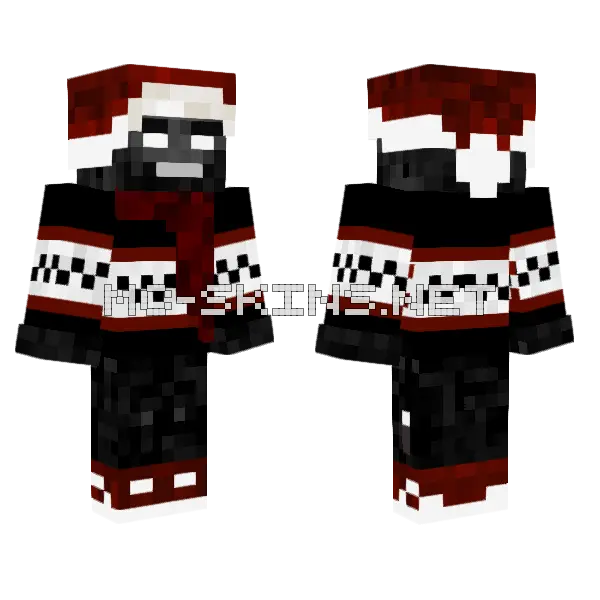 Byhakk Navidad Minecraft skin, front and back