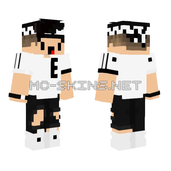 byrichardxd White Outfit Minecraft skin, front and back