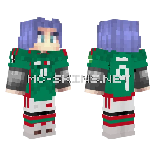 Byshoot Mexicano Minecraft skin, front and back