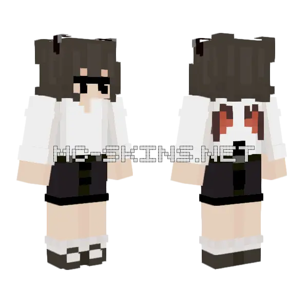 C Raymond Minecraft skin, front and back