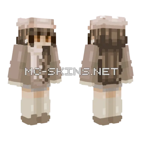 C0zy Minecraft skin, front and back