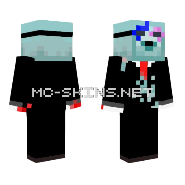 C3nus Mik3del Minecraft skin, front and back