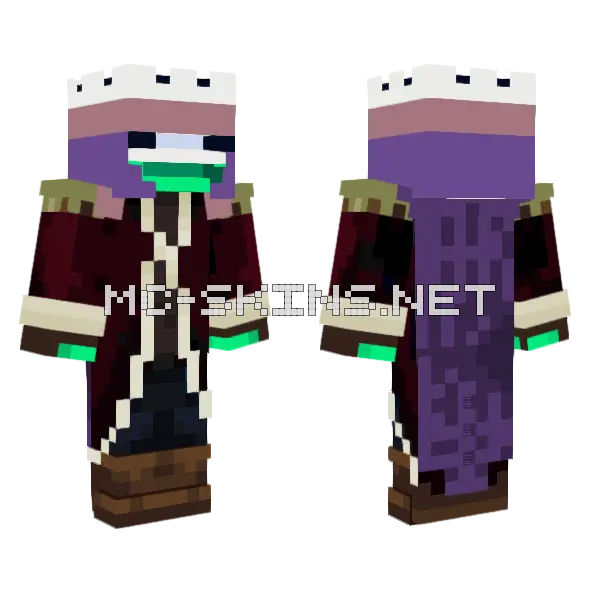 Cabinet Man Minecraft skin, front and back