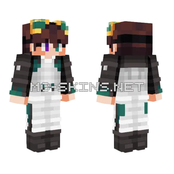 Cactus Capybara Mania Party Minecraft skin, front and back