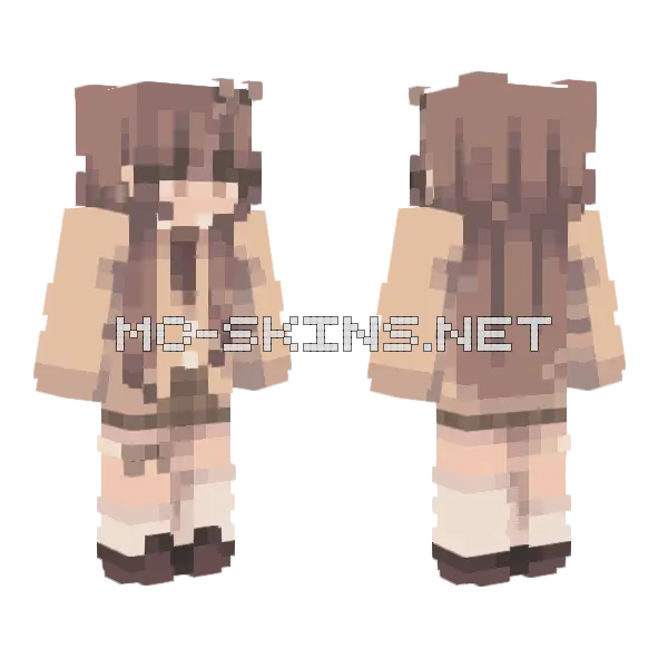 Cafe Rce Minecraft skin, front and back
