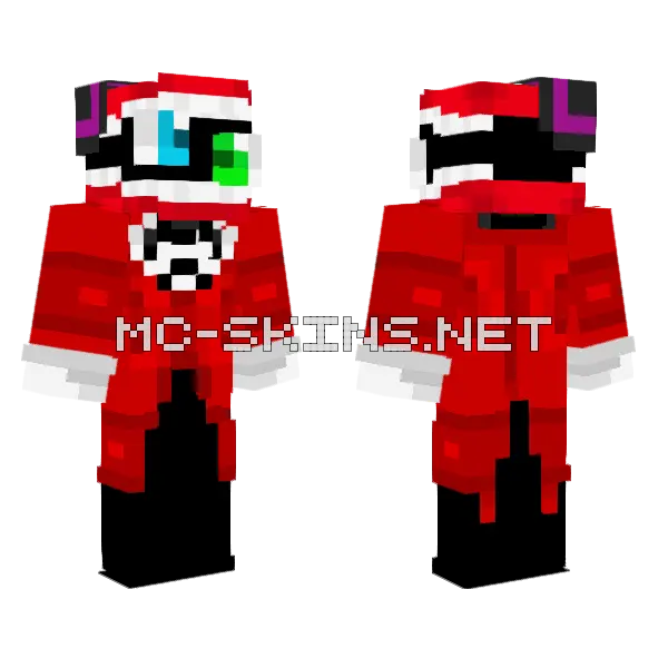Caine Pl Minecraft skin, front and back