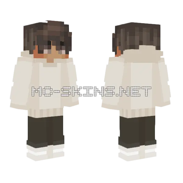 Caiuha4 Minecraft skin, front and back