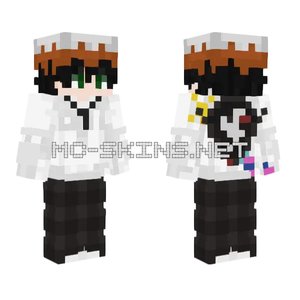Cakes Skin 1 Minecraft skin, front and back