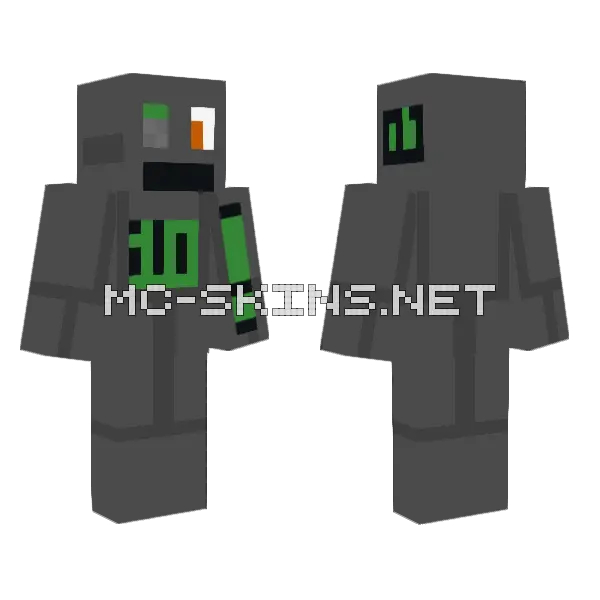 Calculation Android Minecraft skin, front and back