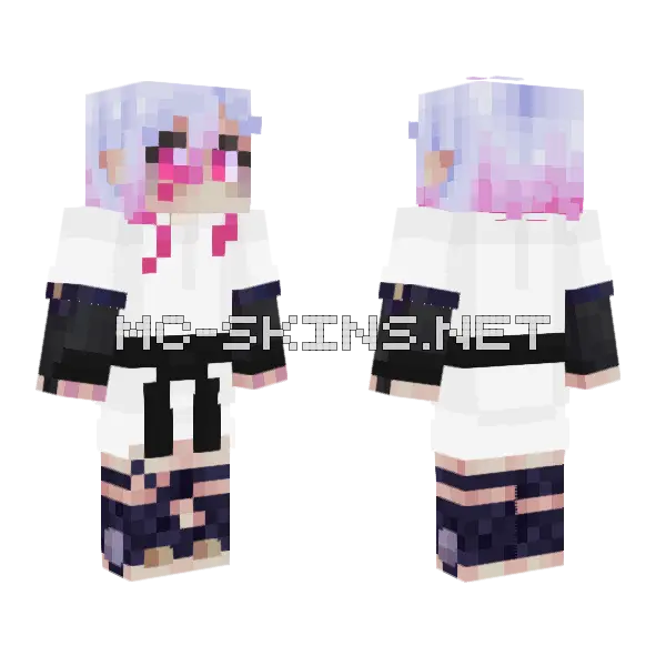 Cale Aikido Minecraft skin, front and back