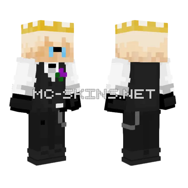 Caliczised New Minecraft skin, front and back