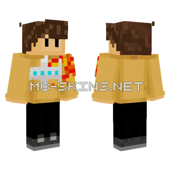 Call Me What You Like Wilbur Minecraft skin, front and back