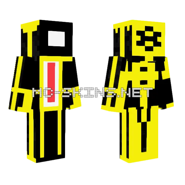 Cam Minecraft skin, front and back