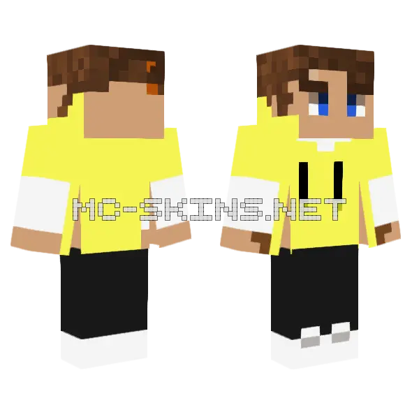 Cam Minecraft skin, front and back