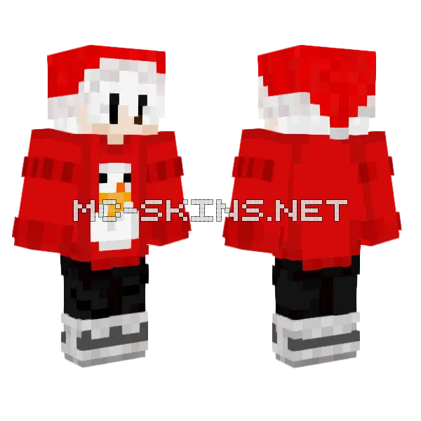 Cam Skin Noel Minecraft skin, front and back