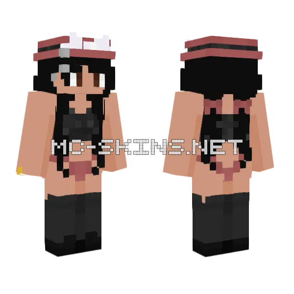 Camee Pokemon 3 Minecraft skin, front and back
