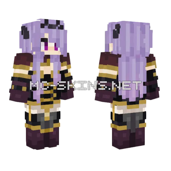 Camilla By Bingo7 Minecraft skin, front and back