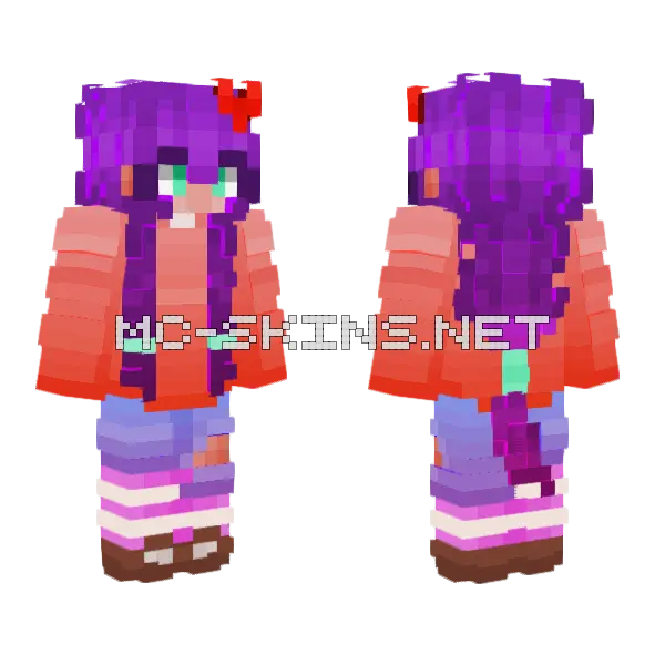 Camilla Rce Minecraft skin, front and back