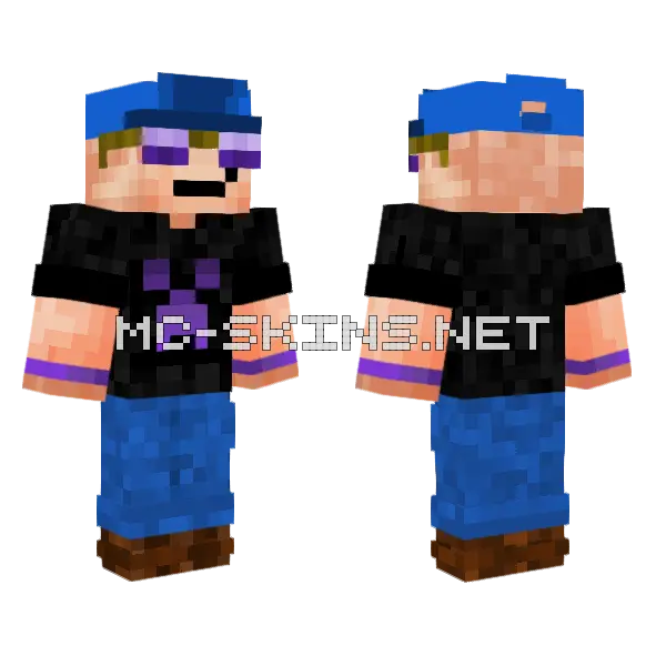 Camisa De Creeper Minecraft skin, front and back