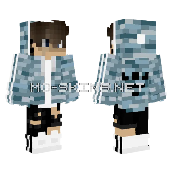 Camo Dude Minecraft skin, front and back