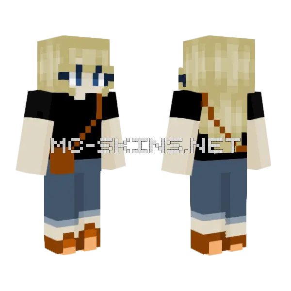 Camping Trip RCE Minecraft skin, front and back