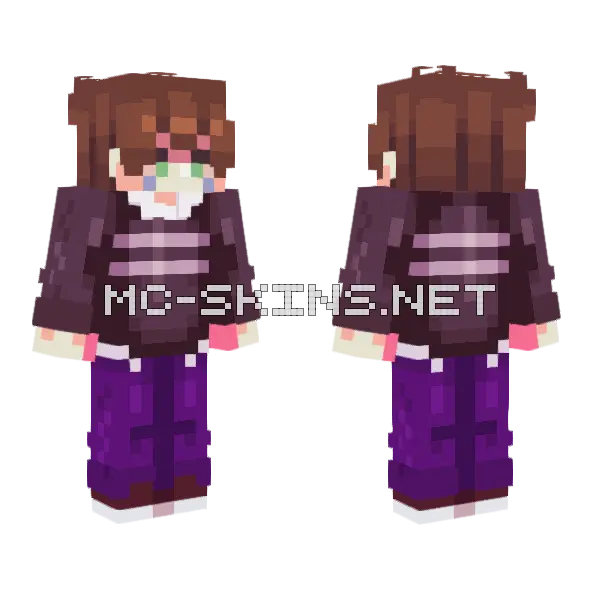 Can Anybody Hear Me Minecraft skin, front and back