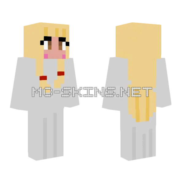 Can I Come Out Yet Minecraft skin, front and back